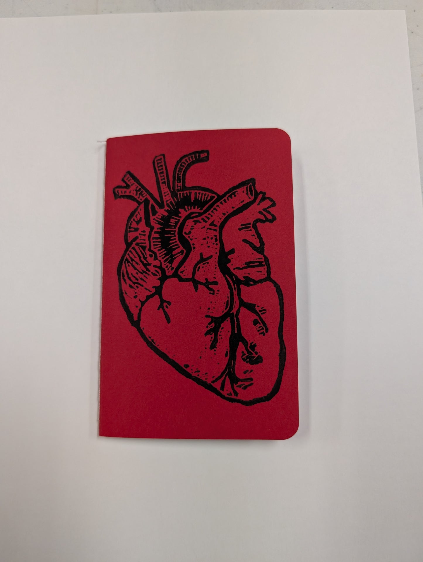 Heart Lino print