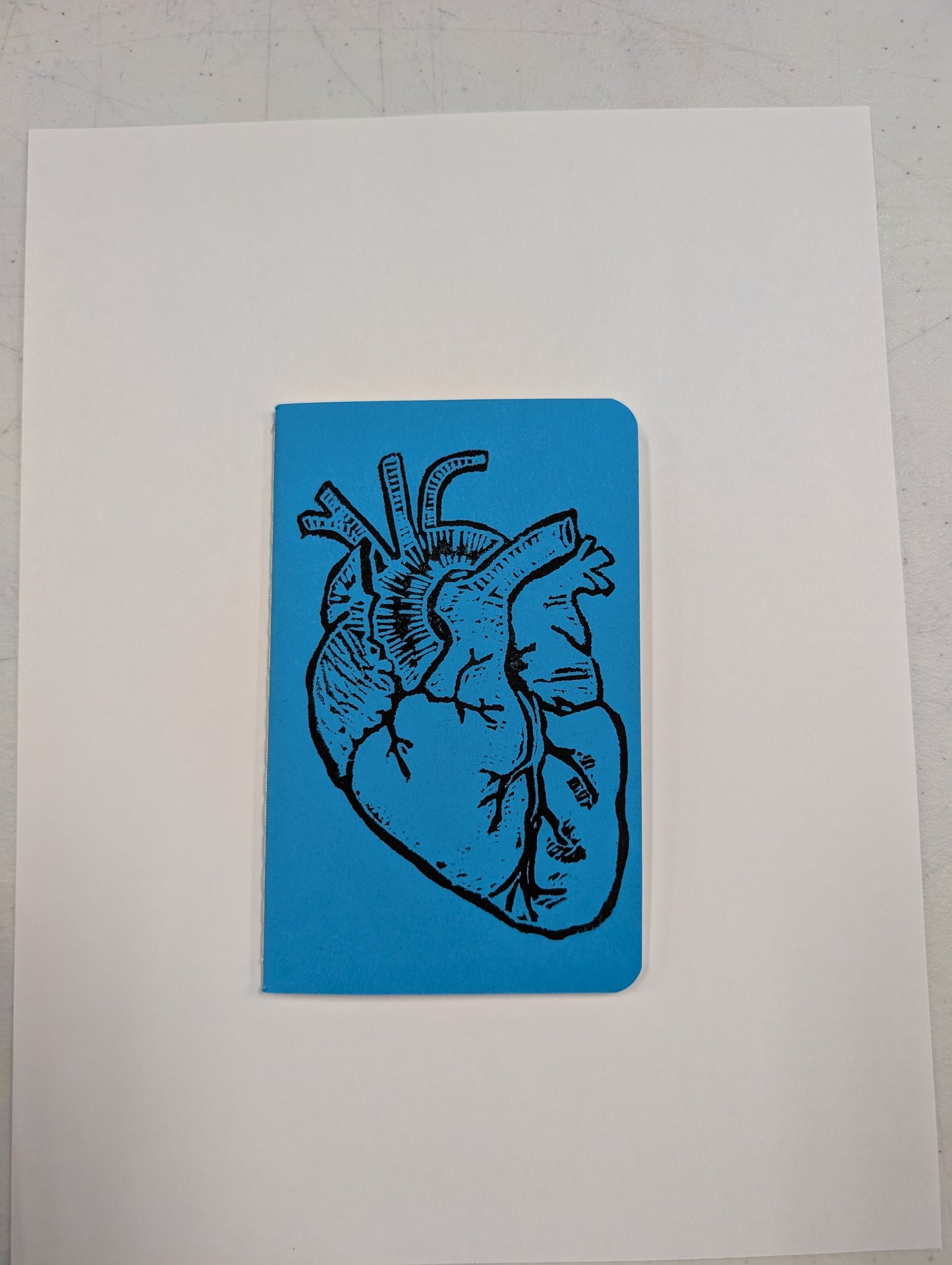 Heart Lino print