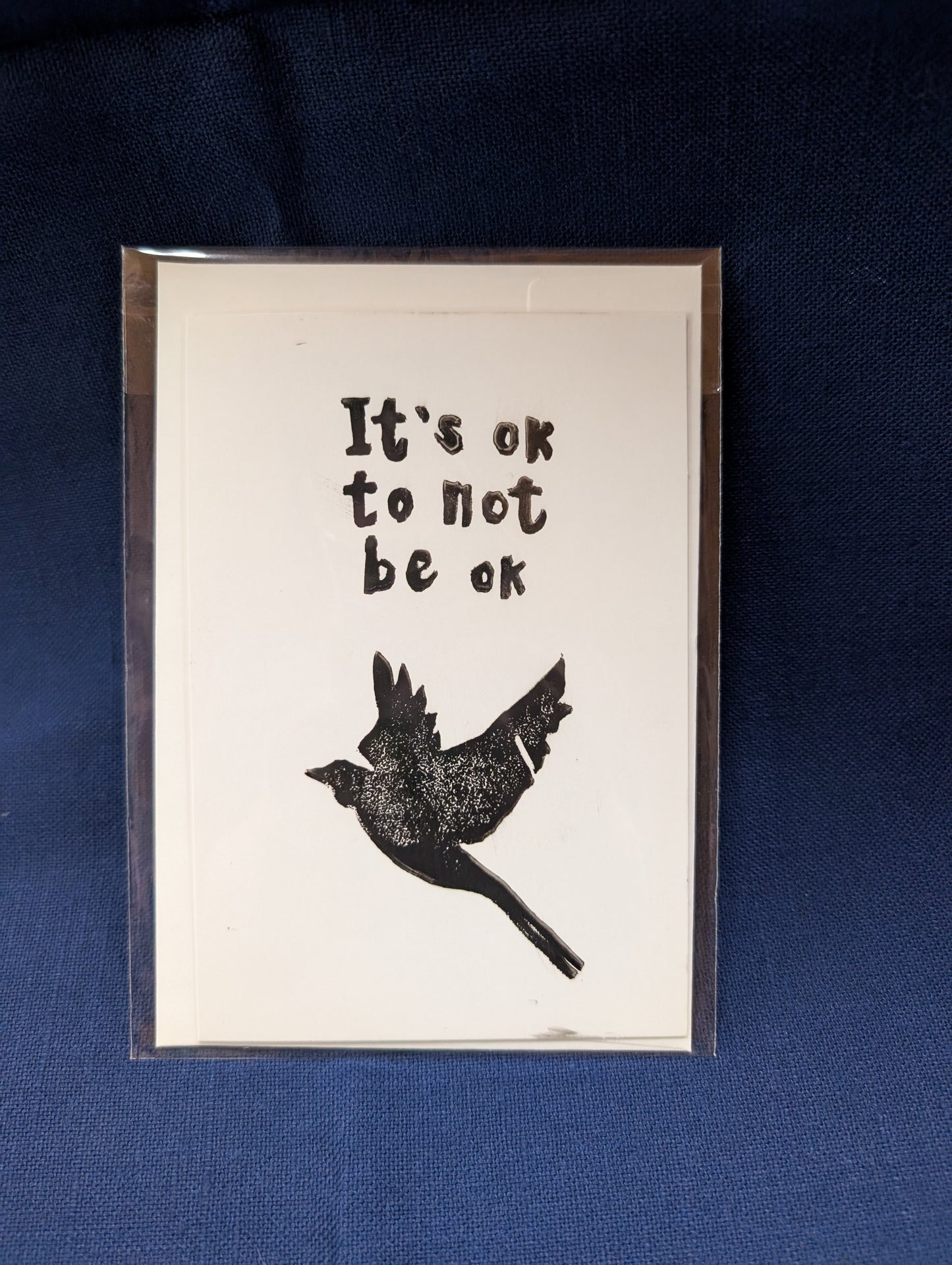 It's Ok lino print